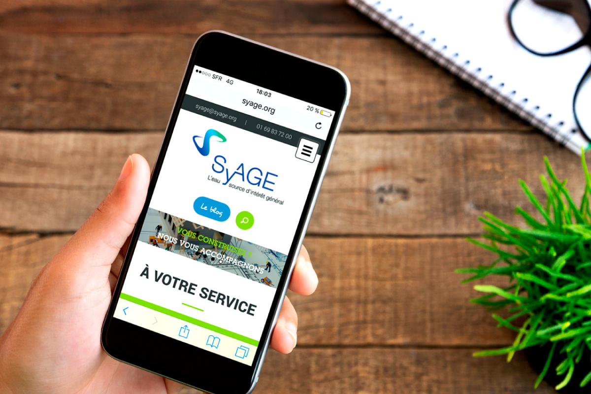 SYAGE Site Web Mockup