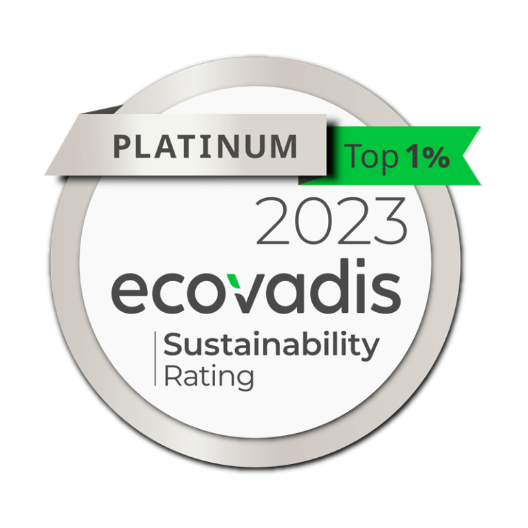 la médaille platine ecovadis platinum Desbouis Grésil